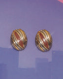 Boucles d'oreilles corail