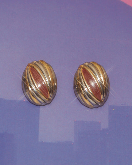 Boucles d'oreilles corail