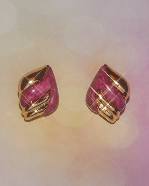 Boucles d'oreilles Framboise
