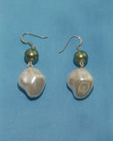 Boucles d'oreilles perles baroques