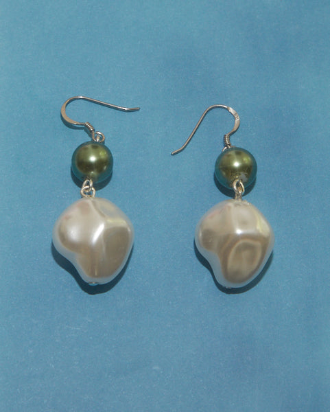 Boucles d'oreilles perles baroques