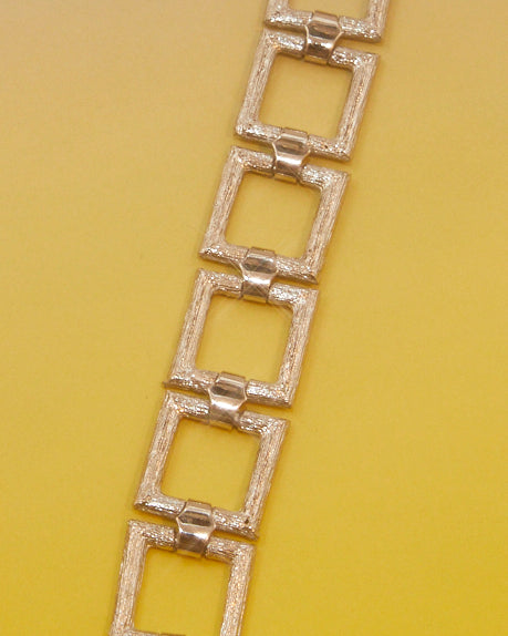 Bracelet maille carrée