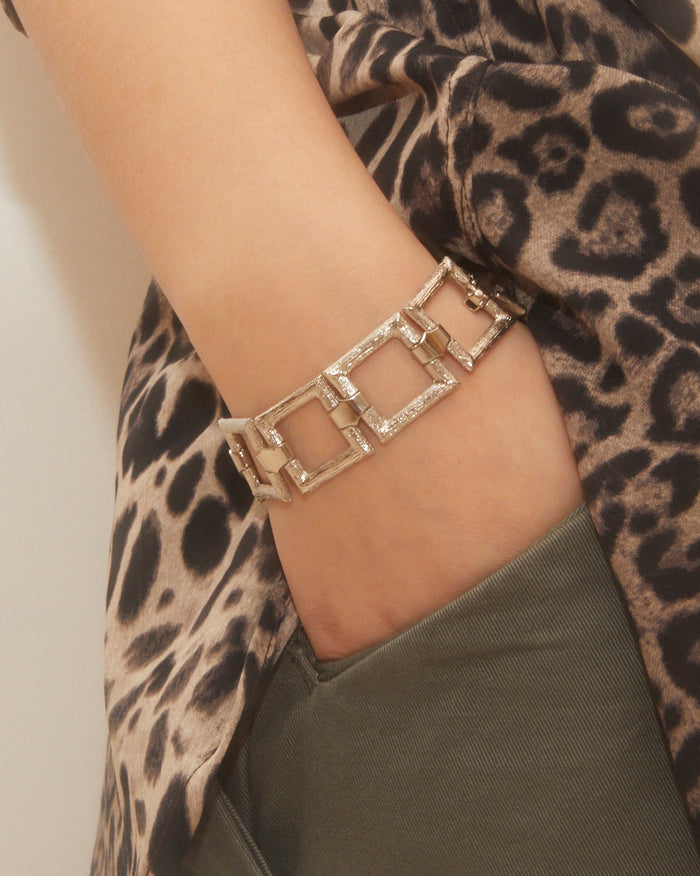 Bracelet maille carrée