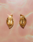 Boucles d'oreilles grises