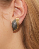 Boucles d'oreilles grises