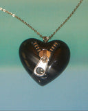 Pendentif coeur zip