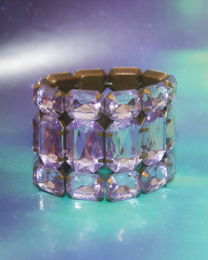 Bracelet strass violets