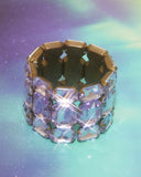 Bracelet strass violets