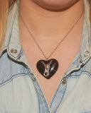 Pendentif coeur zip