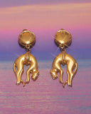 Boucles d'oreilles Panthère