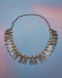 Collier pampilles argentées