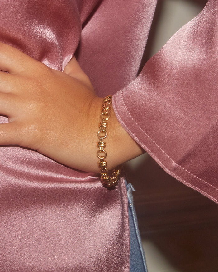 Bracelet maille jaseron