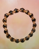 Collier maillons noirs