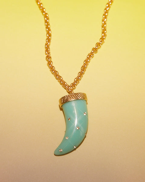 Collier pendentif turquoise