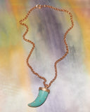 Collier pendentif turquoise