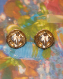 Boucles d'oreilles bleues