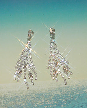 Boucles d'oreilles strass