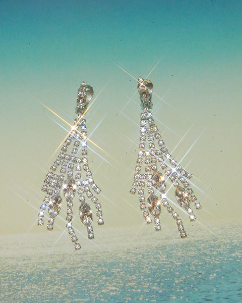 Boucles d'oreilles strass