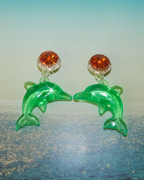 Boucles d'oreilles dauphins