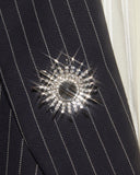 Broche Soleil strass