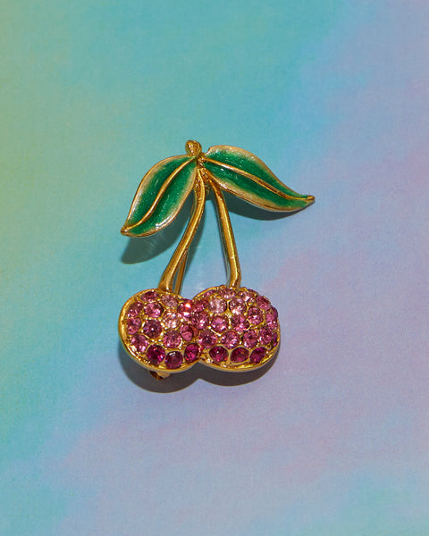 Broche Cerise