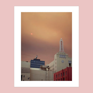 Los Angeles sky fire